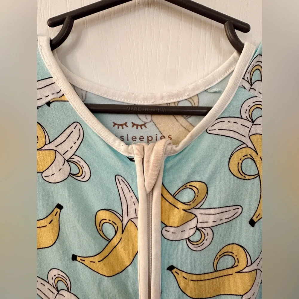 Banana Little Sleepies Zippy - Picture 3 of 5